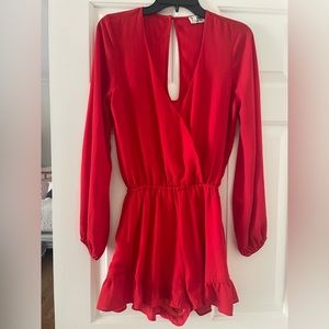 Show me your MUMU red romper
